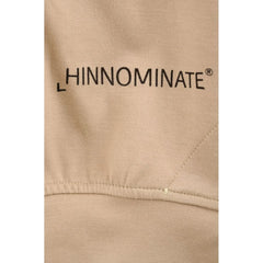 Hinnominate Beige Cotton Women Sleeveless Hoodie - Hoodies