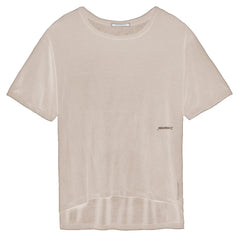 Hinnominate Beige Modal Women T-Shirt - T-Shirts