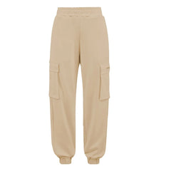 Hinnominate Beige Polyester Women Pants - Trousers