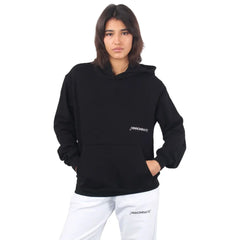 Hinnominate Black Cotton Women Hoodie - Hoodies