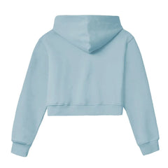 Hinnominate ’Blue Cotton Women’s Cropped Sweater’ - Hoodies