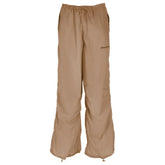 Hinnominate Brown Nylon Women Trouser - XL - Trousers