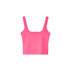 Hinnominate Fuchsia Cotton Women Top - Tank Tops