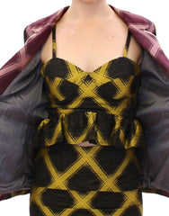 House of Holland Purple checkered blazer jacket - S - Coats & Jackets