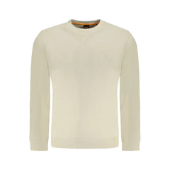 Hugo Boss Beige Cotton Men Sweater - XL