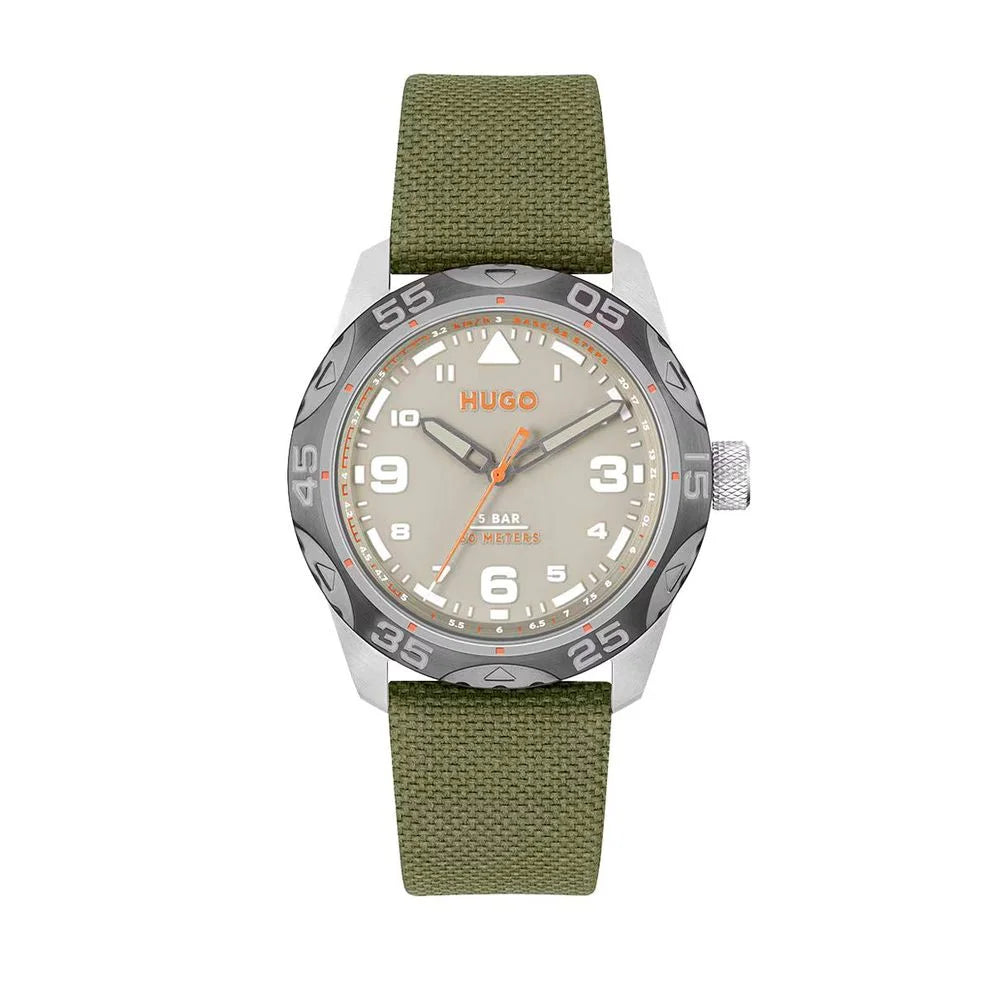 Hugo Boss Bicolor Fabric Sport Watch
