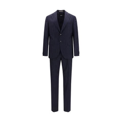Hugo Boss Black Blue Wool Oves Aries Two-Piece Suit
