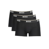 Hugo Boss Black Cotton Men Boxer Underwear Pack - Boxer Briefs