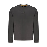 Hugo Boss Black Cotton Men Sweater