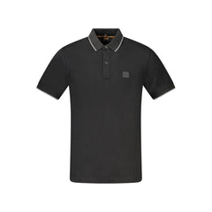 Hugo Boss Black Cotton Polo Shirt - L - Polos