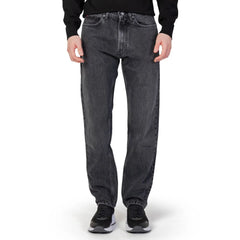 Hugo Boss Black Cotton Relaxed Fit Jeans