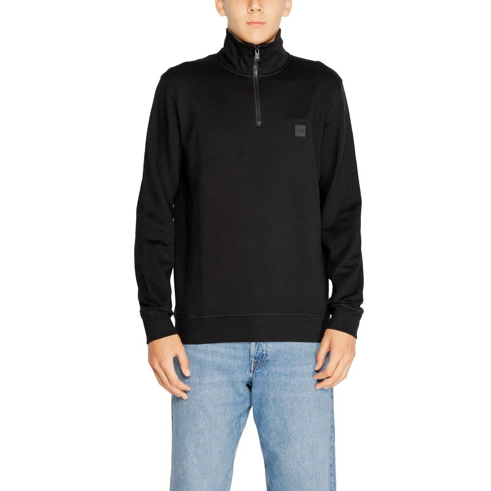 Hugo Boss Black Cotton Sweatshirt - IT44 | S