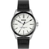 Hugo Boss Black Leather Dress Watch