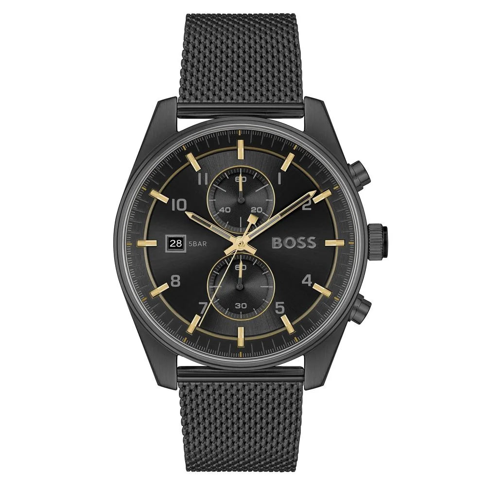 Hugo Boss Black Stainless Steel Dress Watch