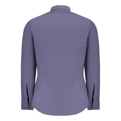 Hugo Boss Blue Cotton Men Shirt - Shirts