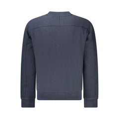 Hugo Boss Blue Cotton Men Sweater - Sweatshirts
