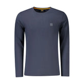 Hugo Boss Blue Cotton Men T-Shirt - L