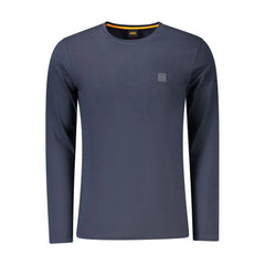 Hugo Boss Blue Cotton Men T-Shirt - L