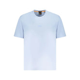Hugo Boss Blue Cotton Men T-Shirt - S - T-Shirts