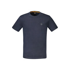 Hugo Boss Blue Cotton Men T-Shirt - T-Shirts