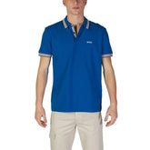 Hugo Boss Blue Cotton Polo Shirt - IT44 | S