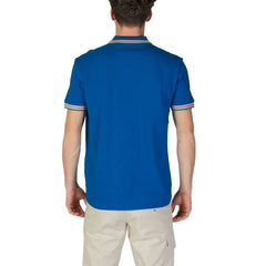 Hugo Boss Blue Cotton Polo Shirt - IT44 | S