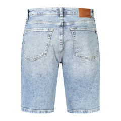 Hugo Boss Blue Cotton Short - Denim Shorts