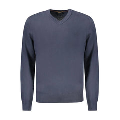 Hugo Boss Blue Cotton Sweater - Sweaters