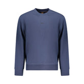 Hugo Boss Blue Cotton Sweatshirt