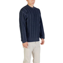 Hugo Boss Blue Cotton Sweatshirt - Sweatshirts