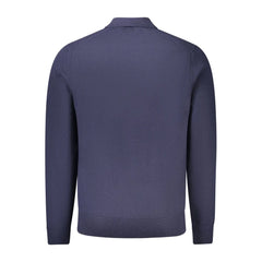 Hugo Boss Blue Wool Mens Sweater - XL