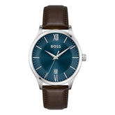 Hugo Boss Brown Leather Dress Watch