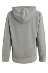 Hugo Boss Elegant Grey Cotton Hooded Sweatshirt - Hoodies