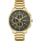 Hugo Boss Gold Stainless Steel Dress Watch