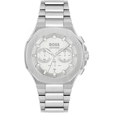 Hugo Boss Gray Stainless Steel Dress Watch