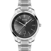 Hugo Boss Gray Stainless Steel Dress Watch