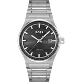 Hugo Boss Gray Stainless Steel Dress Watch