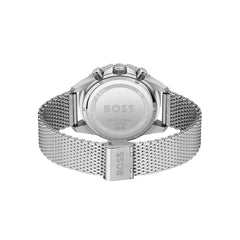 Hugo Boss Gray Stainless Steel Dress Watch