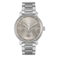 Hugo Boss Gray Stainless Steel Dress Watch