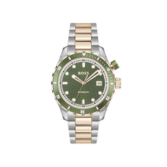 Hugo Boss Gray Stainless Steel Dress Watch