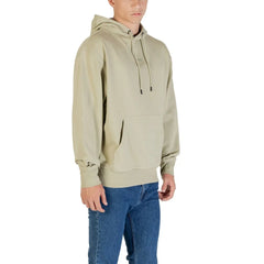 Hugo Boss Green Cotton Hoodie - Hoodies