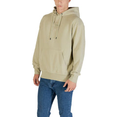 Hugo Boss Green Cotton Hoodie - Hoodies