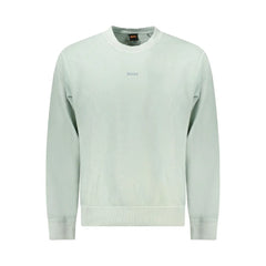 Hugo Boss Green Cotton Men Sweater - S