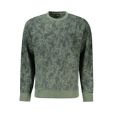 Hugo Boss Green Cotton Men Sweater - Sweatshirts
