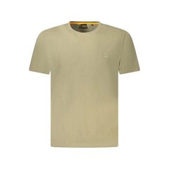 Hugo Boss Green Cotton Men T-Shirt - M