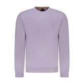 Hugo Boss Purple Cotton Men Sweater - Sweatshirts