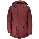Hugo Boss Red Polyester Men Jacket - IT50 | L - Parkas