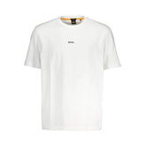 Hugo Boss White Cotton T-Shirt - T-Shirts