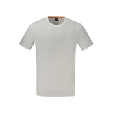 Hugo Boss White Cotton T-Shirt - T-Shirts