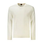 Hugo Boss White Wool Men Sweater - XXL